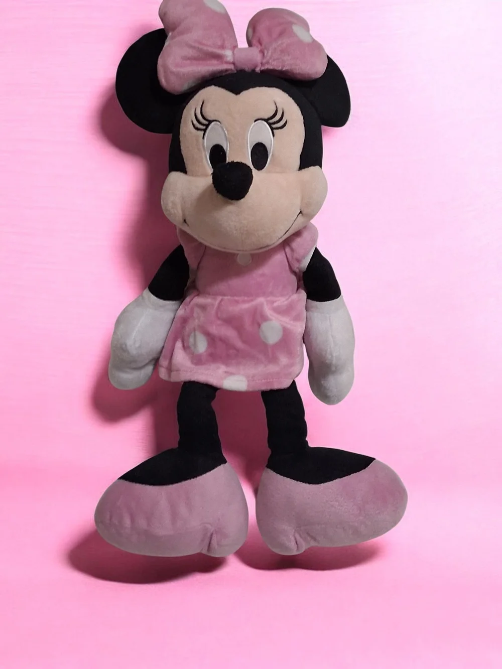 Disney Minnie Mouse Plush - Pink Dress & Bow
